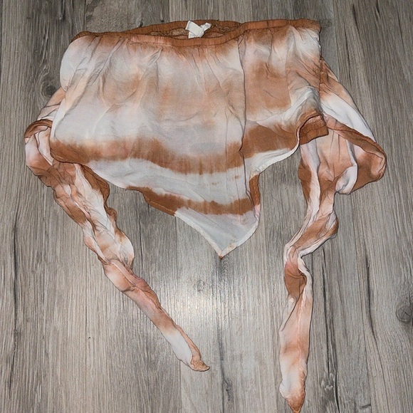 Aerie Handkerchief Bandeau Top XS - Picture 4 of 5